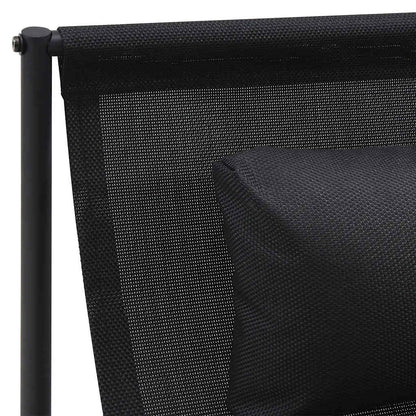 vidaXL Garden Lounger Chair Anthracite 87x74x73 cm Steel and Textilene