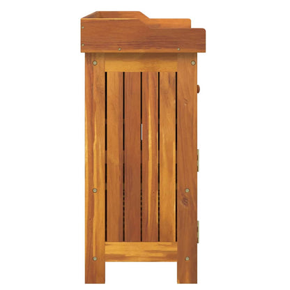 vidaXL Garden Cabinet Natural 78 x 36.5 x 78cm Solid Acacia Wood