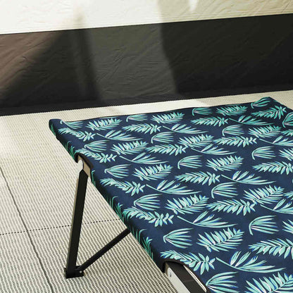 vidaXL Folding Camping Bed Forest 206 x 76 x 74 cm Oxford and Steel