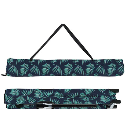 vidaXL Folding Camping Bed Forest 206 x 76 x 74 cm Oxford and Steel