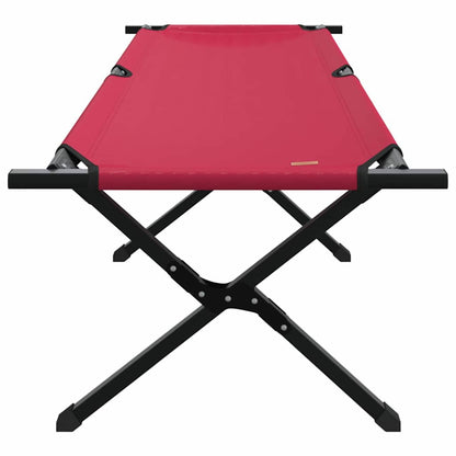 vidaXL Folding Camping Bed Folding Red 193 x 69 x 45 cm Oxford fabric