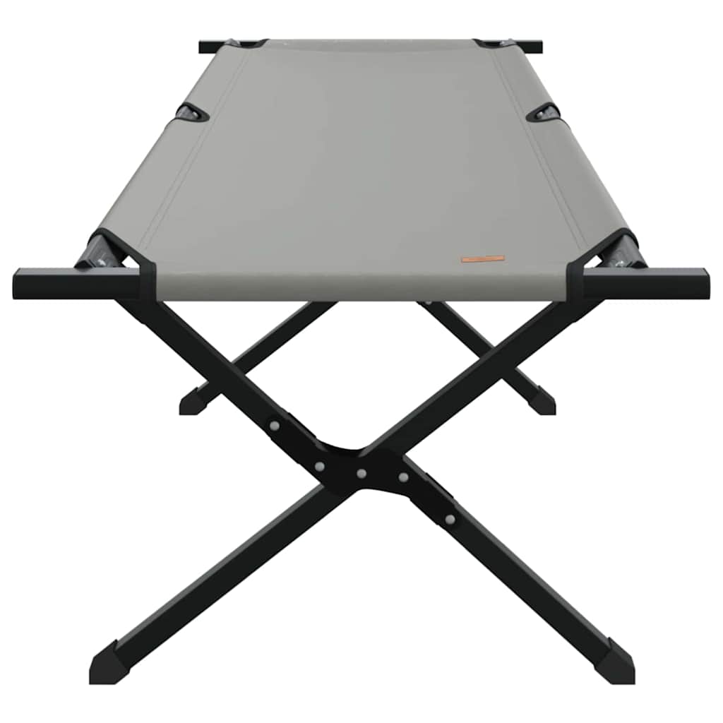 vidaXL Folding Camping Bed Folding Grey 193 x 69 x 45 cm Oxford fabric