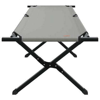 vidaXL Folding Camping Bed Folding Grey 193 x 69 x 45 cm Oxford fabric