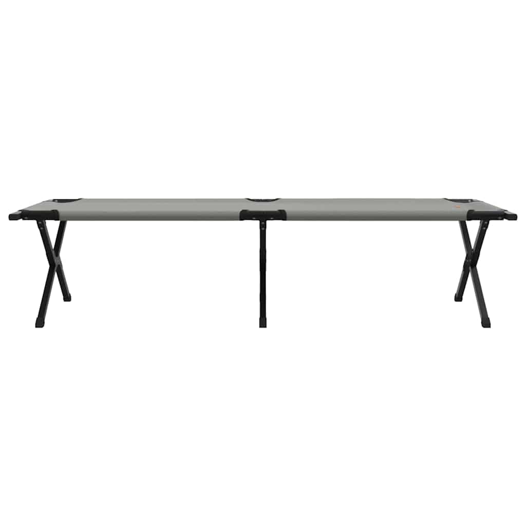 vidaXL Folding Camping Bed Folding Grey 193 x 69 x 45 cm Oxford fabric