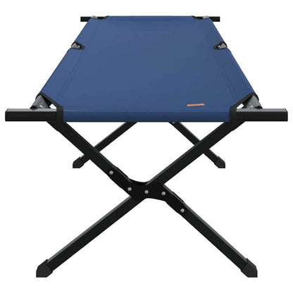 vidaXL Folding Camping Bed 2 pcs Blue 193 x 69 x 45 cm Oxford fabric
