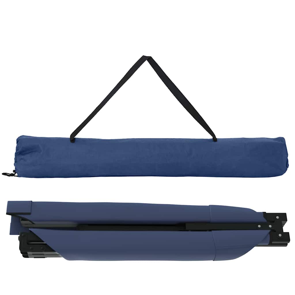 vidaXL Folding Camping Bed 2 pcs Blue 193 x 69 x 45 cm Oxford fabric