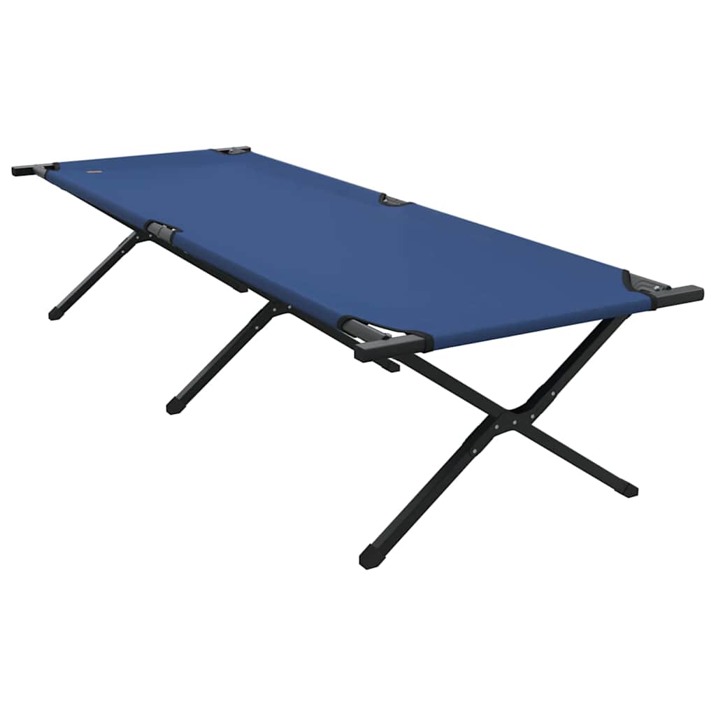 vidaXL Folding Camping Bed Folding Blue 210 x 80 x 46 cm Oxford fabric