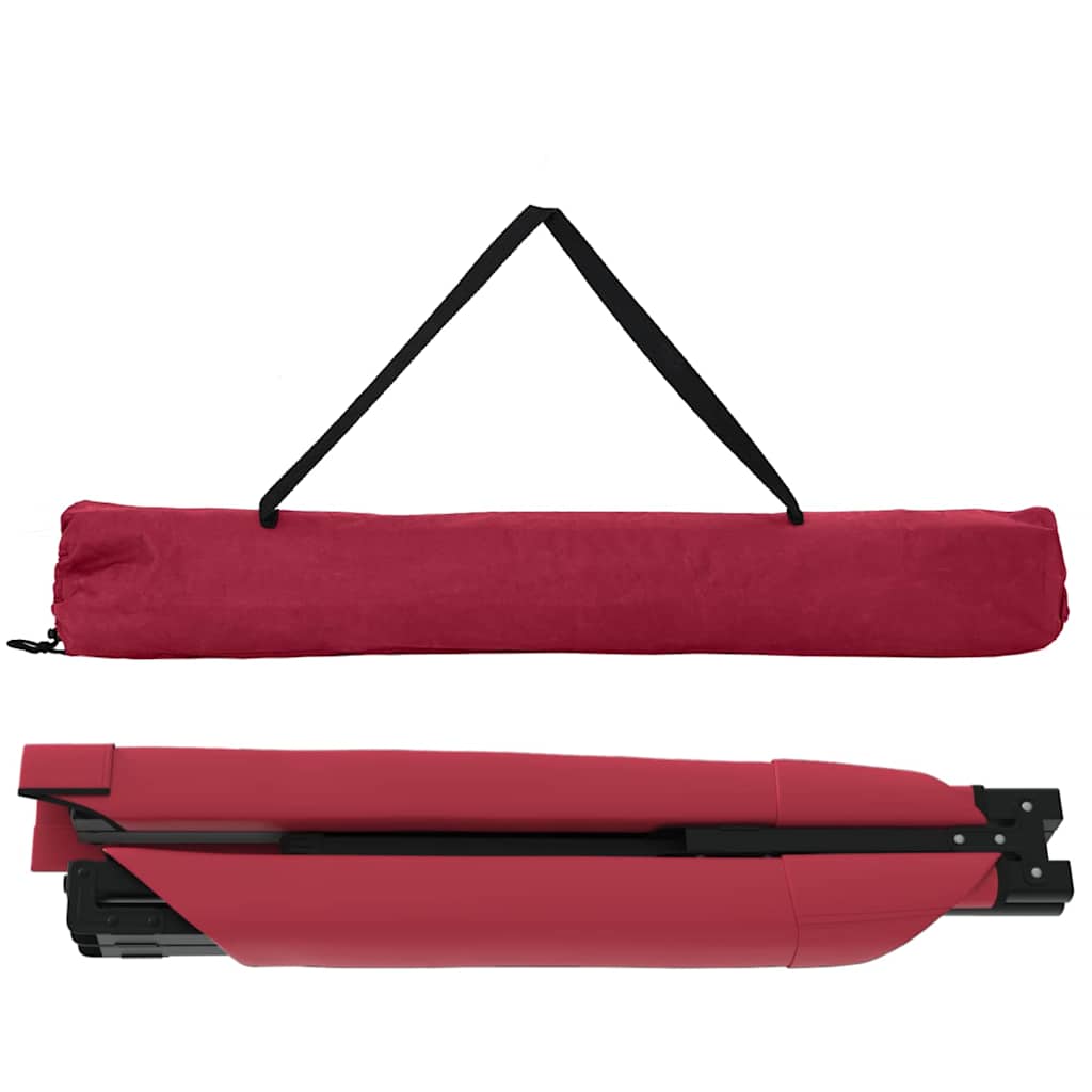 vidaXL Folding Camping Bed Folding Red 210 x 80 x 46 cm Oxford fabric