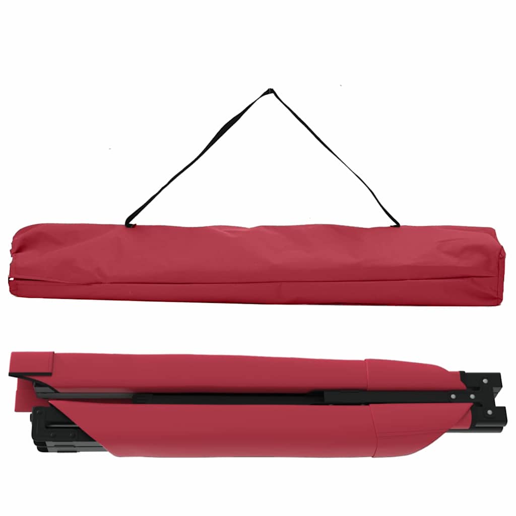 vidaXL Folding Camping Bed 2 pcs Red 210 x 80 x 46 cm Oxford fabric