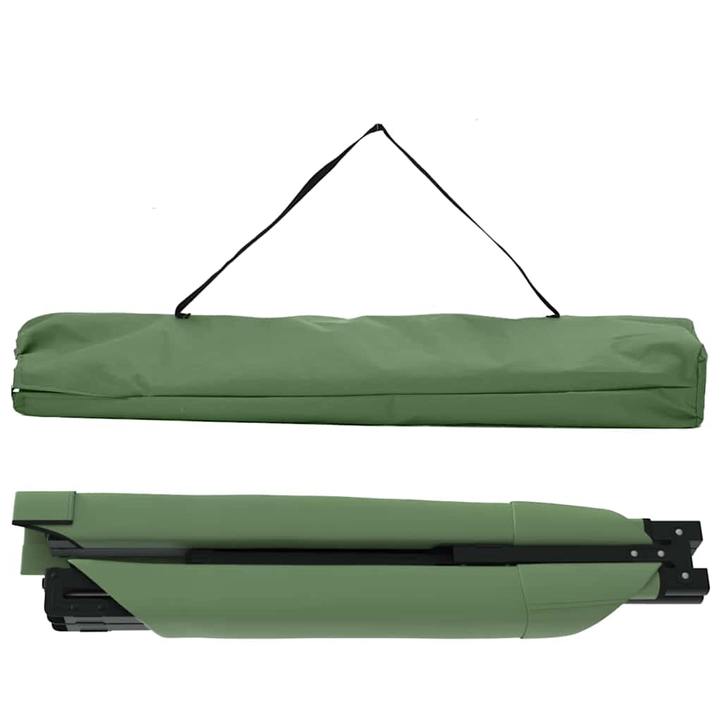 vidaXL Folding Camping Bed 2 pcs Green 210 x 80 x 46 cm Oxford fabric