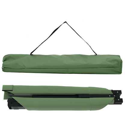 vidaXL Folding Camping Bed 2 pcs Green 210 x 80 x 46 cm Oxford fabric