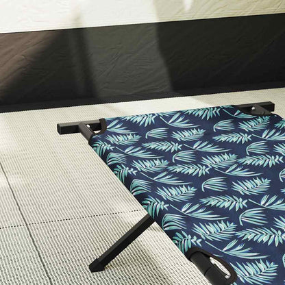 vidaXL Folding Camping Bed 2 pcs Forest 210 x 80 x 46 cm Oxford fabric