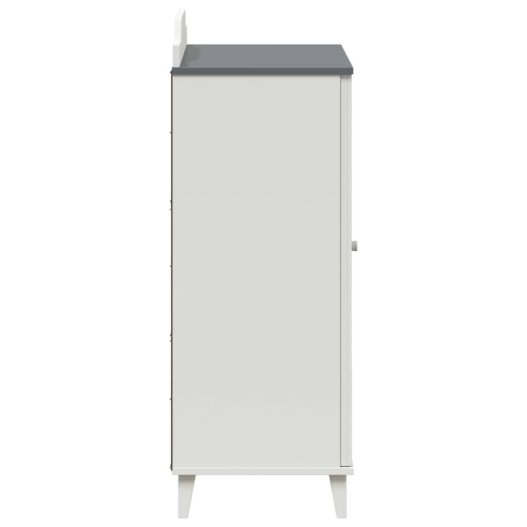 vidaXL Cabinet with Two Doors and Chalkboard Front ROROS
