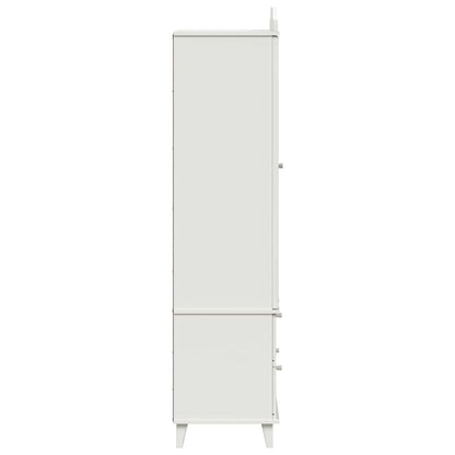 vidaXL Chalkboard Wardrobe with Drawer ROROS White 90 x 45 x 180 cm