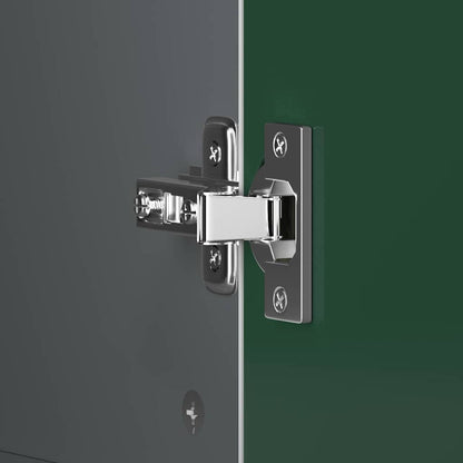 vidaXL Chalkboard Wardrobe ROROS Grey and White 90 x 45 x 180 cm