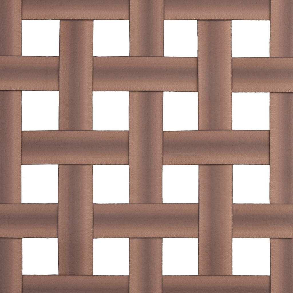 vidaXL Garden Chair 2 pcs Brown 78 x 55.5 x 75.5 cm Poly Rattan