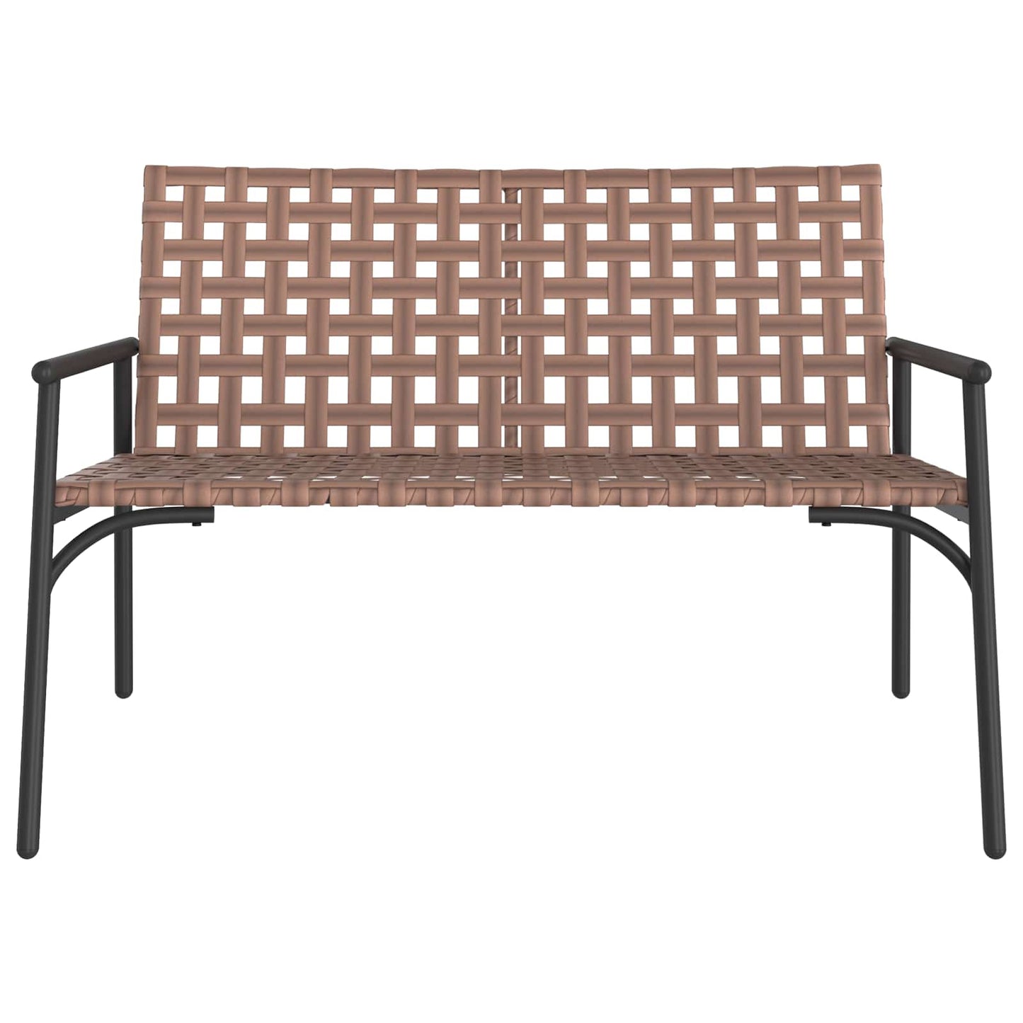 vidaXL Garden Chair Brown 110.5 x 79 x 75.5 cm Poly Rattan
