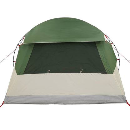 vidaXL Dome Tent 4-Person with Roof Green 455 x 252 x 178 cm