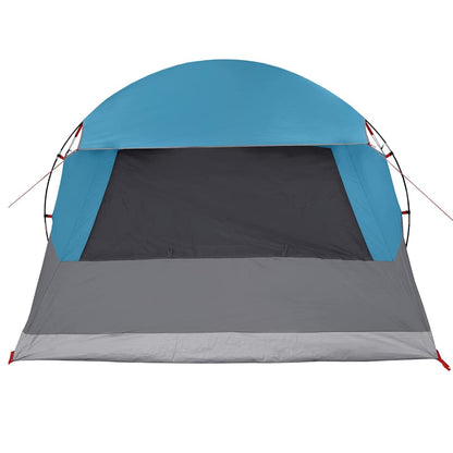 vidaXL Dome Tent 4-Person with Roof Blue 455 x 252 x 178 cm