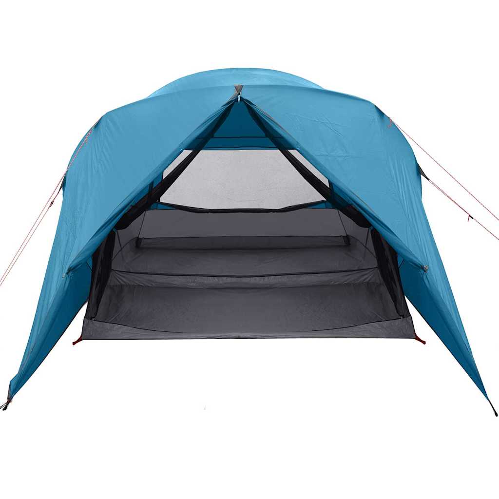 vidaXL Dome Tent 4-Person with Roof Blue 455 x 252 x 178 cm