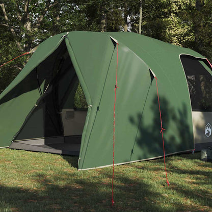 vidaXL Dome Tent 6-Person with Roof Green 500 x 314 x 206 cm