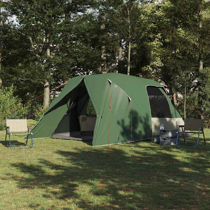 vidaXL Dome Tent 6-Person with Roof Green 500 x 314 x 206 cm