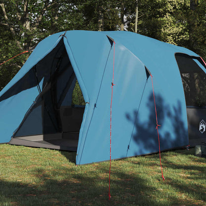 vidaXL Dome Tent 6-Person with Roof Blue 500 x 314 x 206 cm