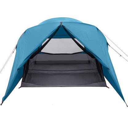 vidaXL Dome Tent 6-Person with Roof Blue 500 x 314 x 206 cm