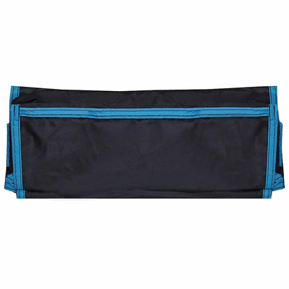 vidaXL Hanging Tent Organizer 10 Pockets Black 40.5 x 25 x 80 cm