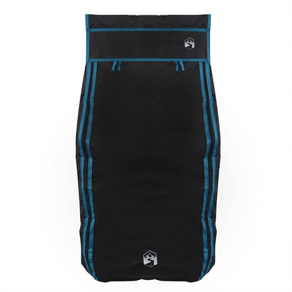 vidaXL Hanging Tent Organizer 10 Pockets Black 40.5 x 25 x 80 cm