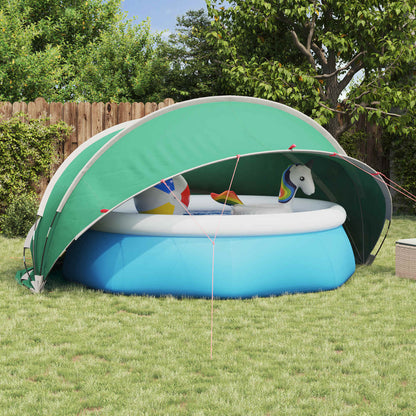vidaXL Pool Dome 405 x 405 x 192 cm 185T polyester with PU coating