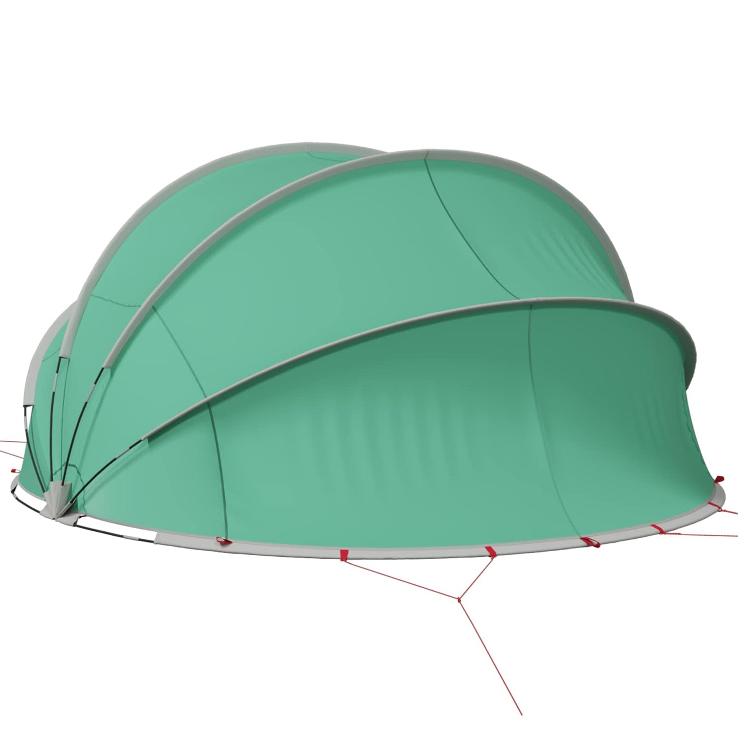 vidaXL Pool Dome 405 x 405 x 192 cm 185T polyester with PU coating