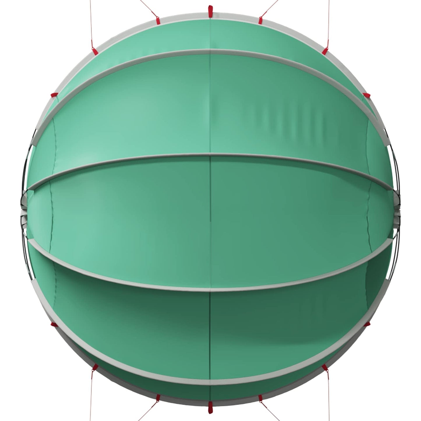 vidaXL Pool Dome 405 x 405 x 192 cm 185T polyester with PU coating