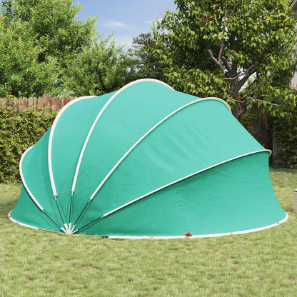 vidaXL Pool Dome Folding Manual Blue 430 x 430 x 210 cm