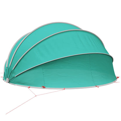 vidaXL Pool Dome Folding Manual Blue 430 x 430 x 210 cm