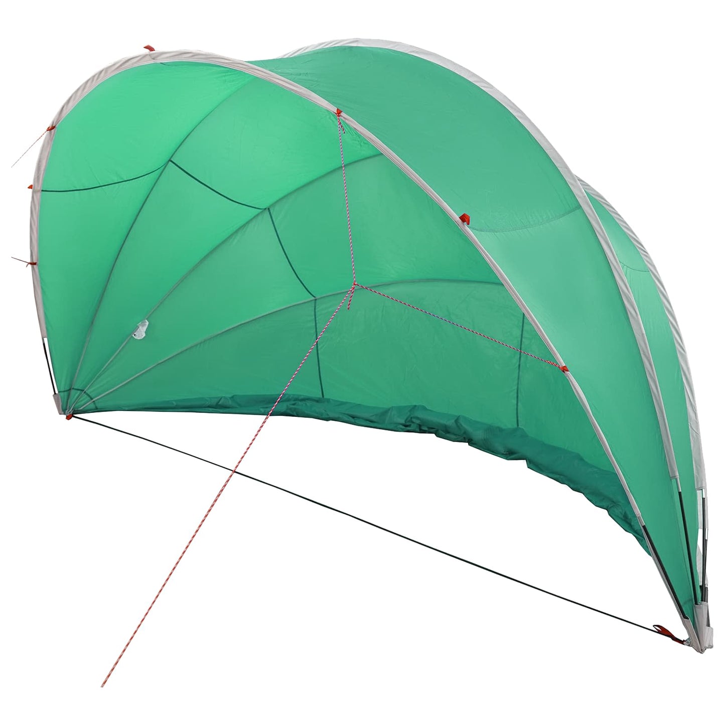 vidaXL Pool Dome 500 x 500 x 236 cm 185T polyester with PU coating