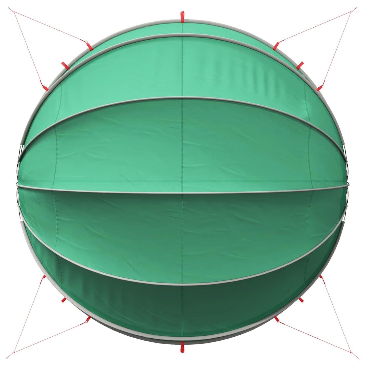 vidaXL Pool Dome 500 x 500 x 236 cm 185T polyester with PU coating