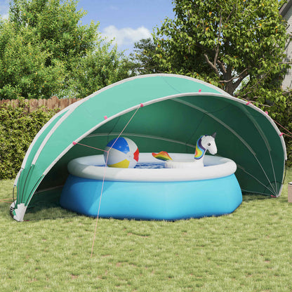 vidaXL Pool Dome 546 x 516 x 250 cm 185T polyester with PU coating