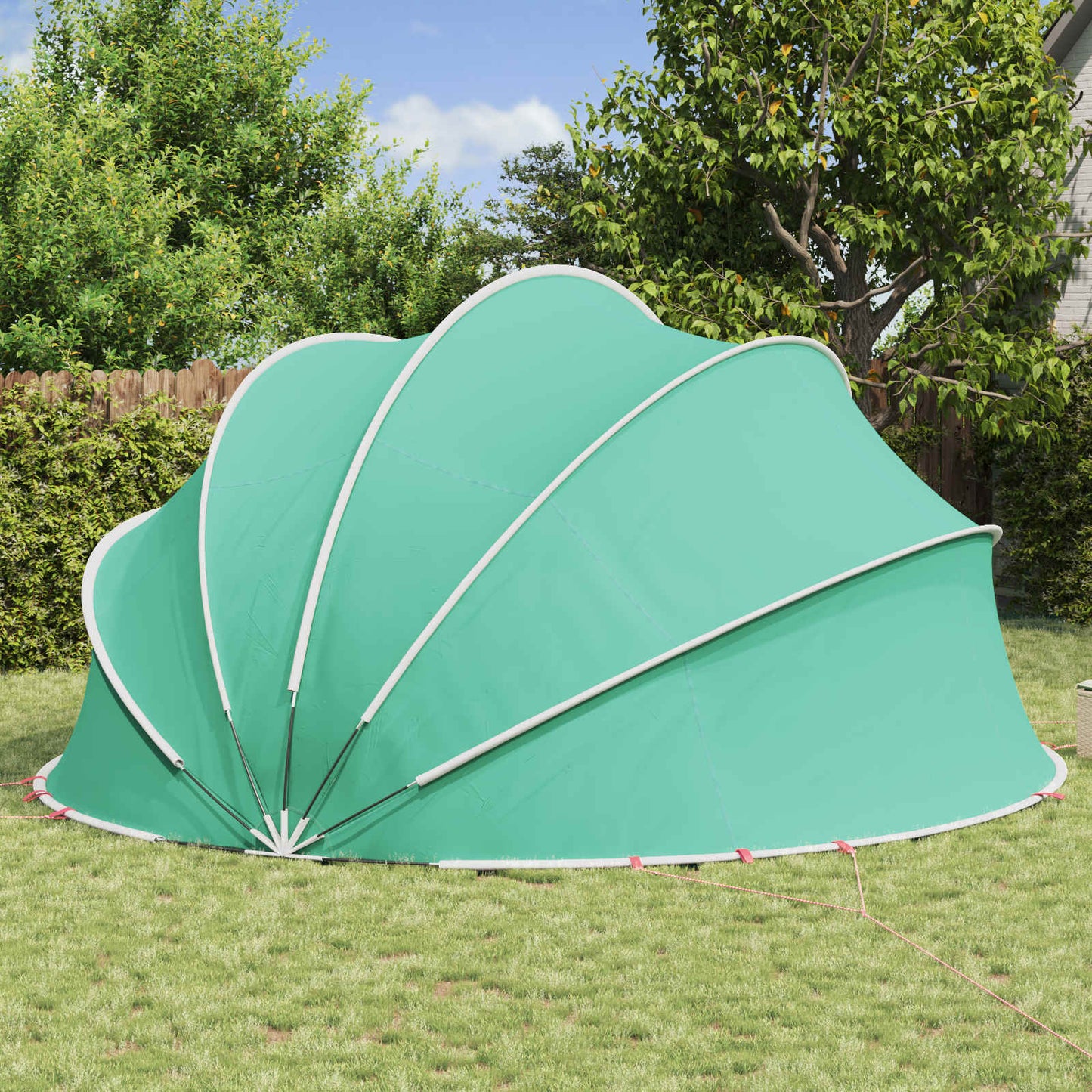 vidaXL Pool Dome 546 x 516 x 250 cm 185T polyester with PU coating