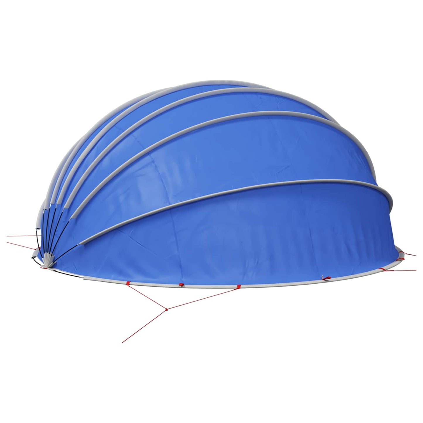 vidaXL Pool Dome 592 x 590 x 275 cm 185T polyester with PU coating