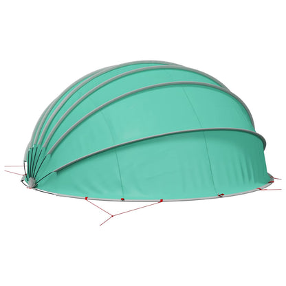 vidaXL Pool Dome 592 x 590 x 275 cm 185T polyester with PU coating