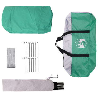 vidaXL Pool Tent Dome 538 x 440 x 204 cm Sea Green