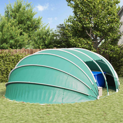 vidaXL Pool Tent Dome 538 x 440 x 204 cm Sea Green