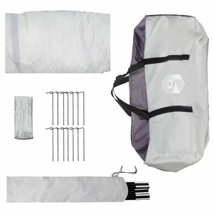 vidaXL Pool Tent Dome 538 x 440 x 204 cm Grey