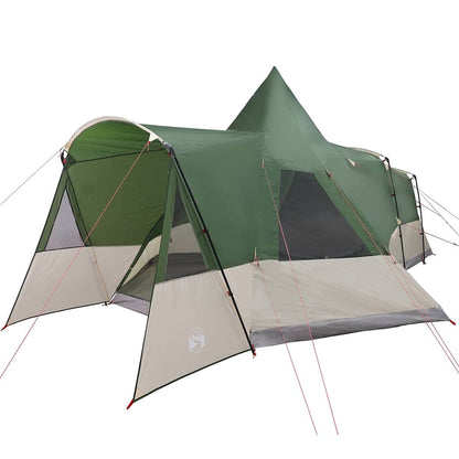 vidaXL Teepee Tent 8-Person with Roof Green 720 x 465 x 295 cm