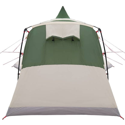 vidaXL Teepee Tent 8-Person with Roof Green 720 x 465 x 295 cm