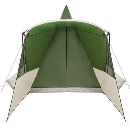 vidaXL Teepee Tent 8-Person with Roof Green 720 x 465 x 295 cm