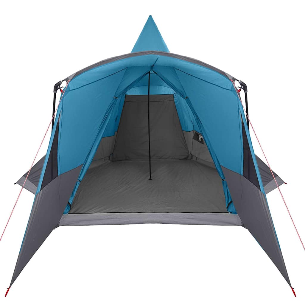 vidaXL Teepee Tent 8-Person with Roof Blue 720 x 465 x 295 cm