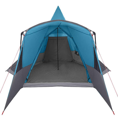 vidaXL Teepee Tent 8-Person with Roof Blue 720 x 465 x 295 cm