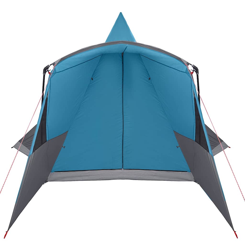vidaXL Teepee Tent 8-Person with Roof Blue 720 x 465 x 295 cm